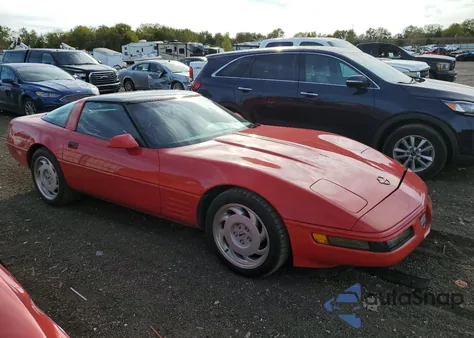 1992 Chevrolet Corvette из США, поврежденный, VIN 1G1YY23P6N5113048